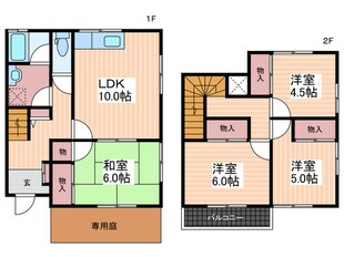 福永棟割⑥の物件間取画像